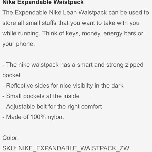 NEW Nike Expandable Running Waist Bag Plum - Picture 6 of 6